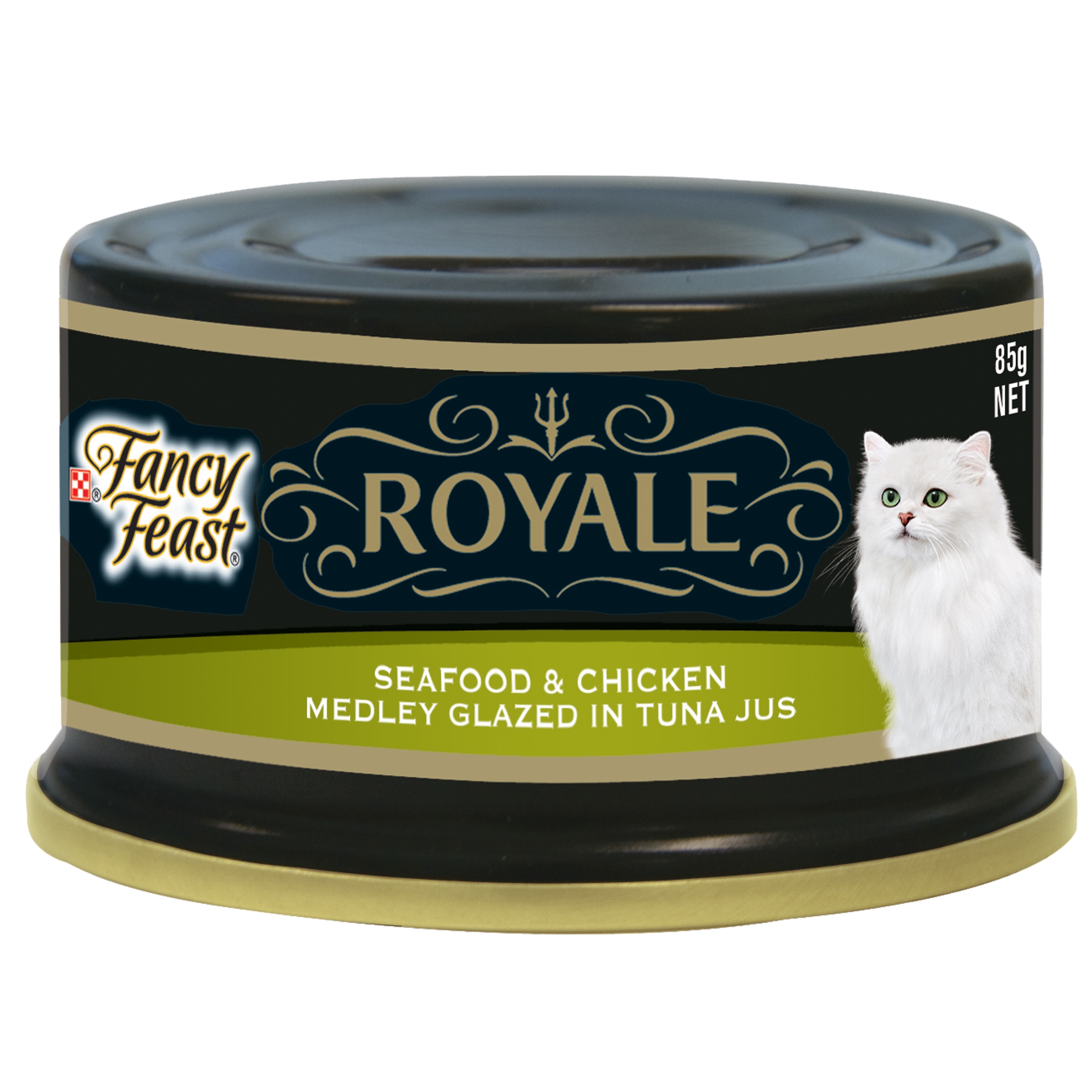 Fancy Feast Royale Seafood Chicken Medley Wet Cat Food Purina